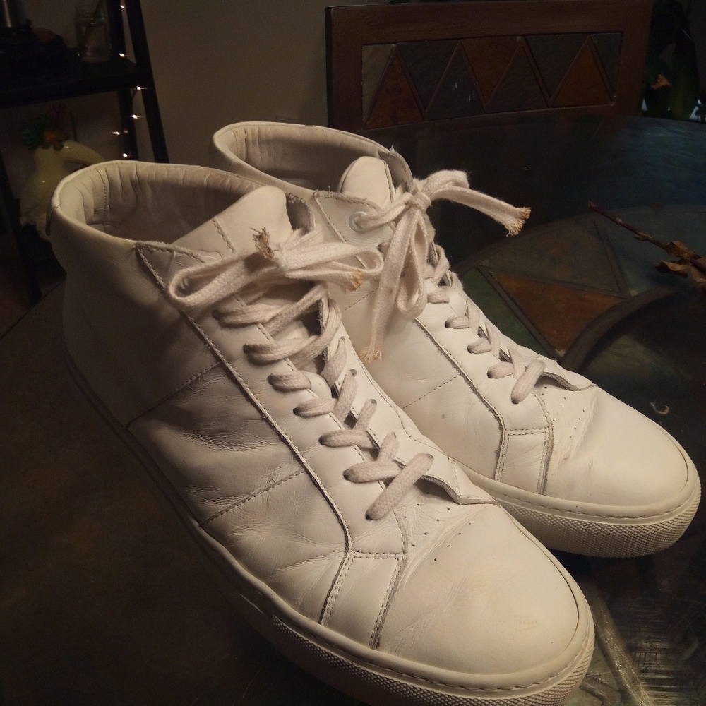 Greats Royale High Italian Leather Sneakers 11